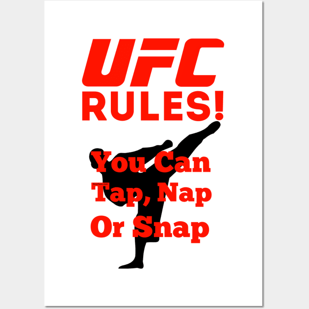 UFC Rules Wall Art by FirstTees